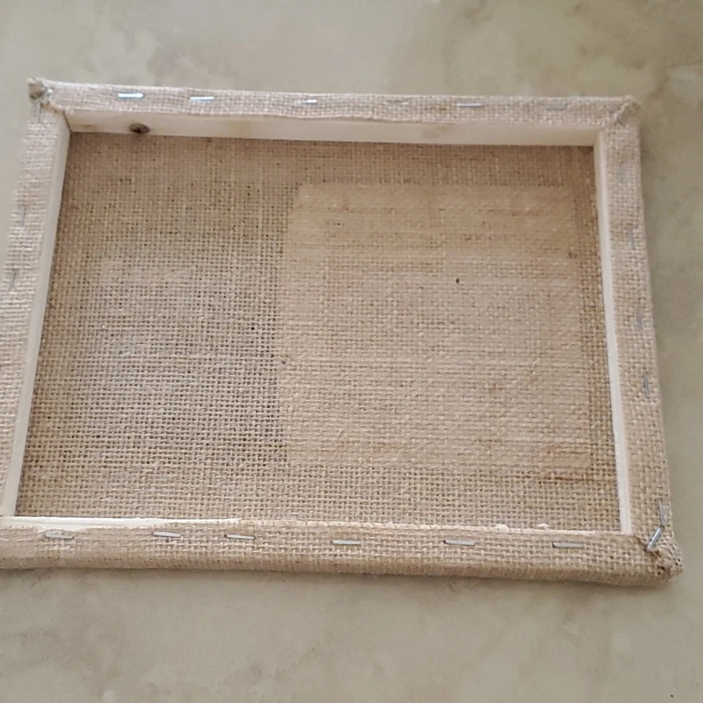 **SALE**Inspirational Burlap Canvas